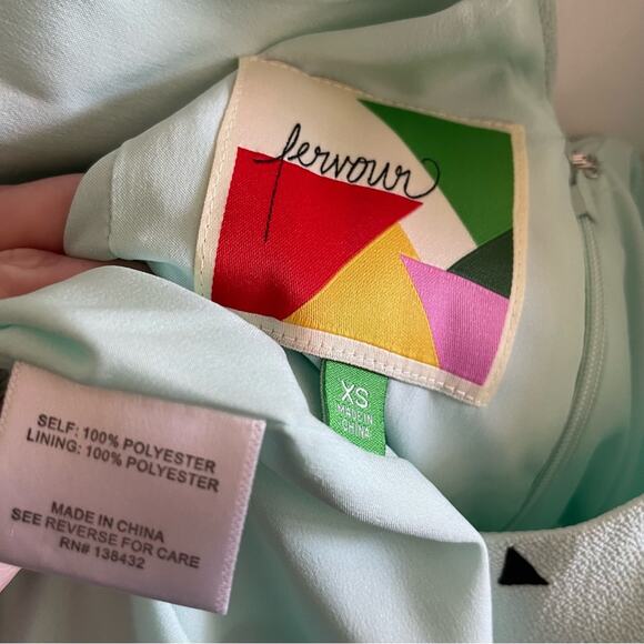 ModCloth Fervour Mint A Joy To Be Blissful A-line Dress - Picture 6 of 6